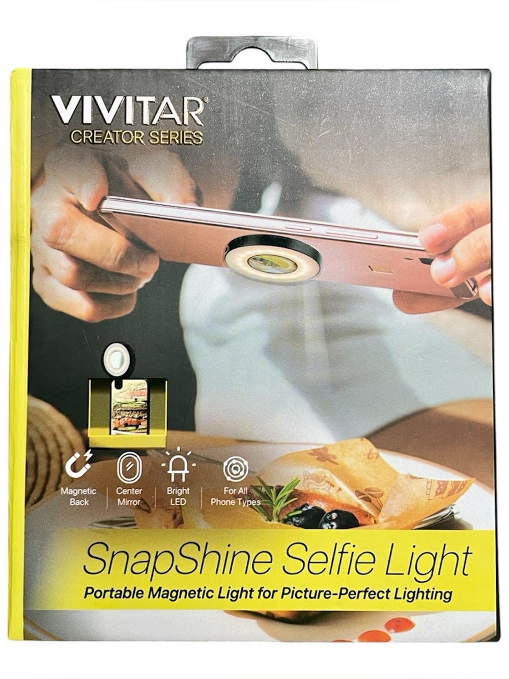 SnapShine Selfie Light - Portable Magnetic LED Ring Light For All Phone Types